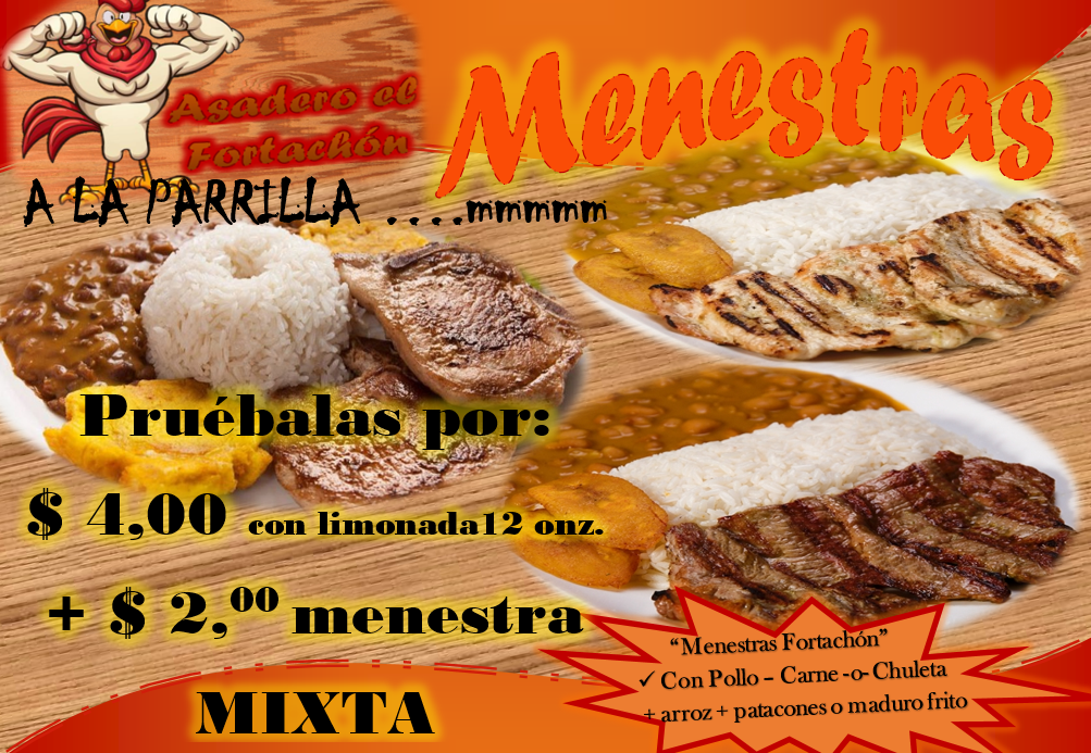 Carta de Restaurante Asadero El Fortachòn en quito, pichincha — página 2